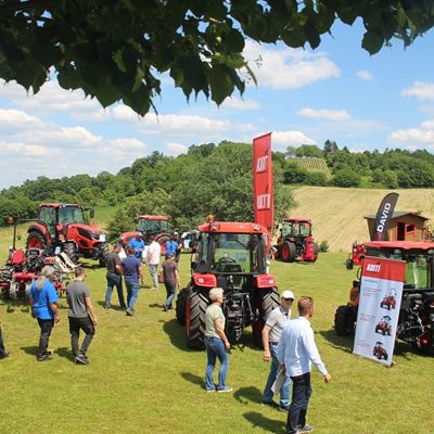 Demonstracija rada Kioti traktora u vinogradu i Campagnola proizvoda.